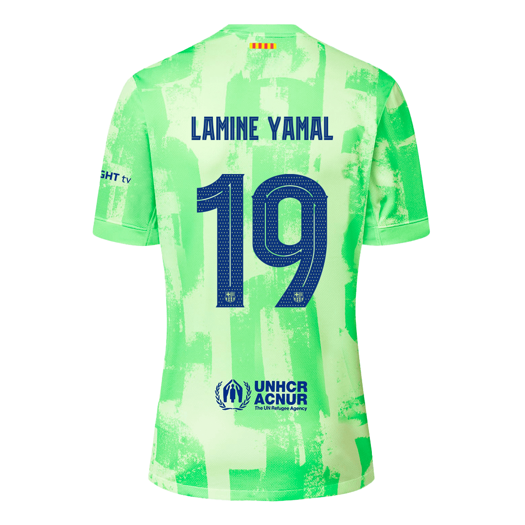 LAMINE YAMAL #19 Barcelona Third Away Football Shirt - UCL