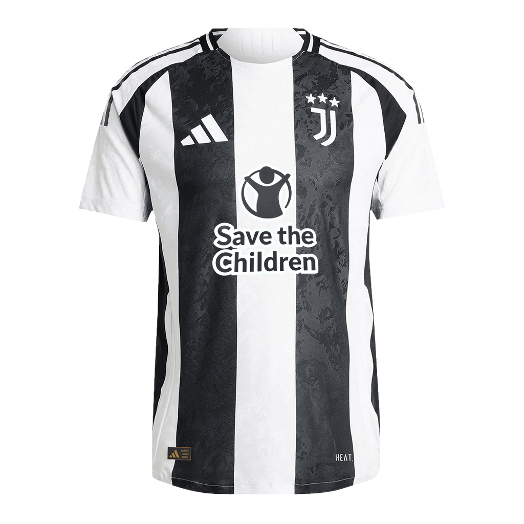 Player Version YILDIZ #10 Juventus Home Football Shirt 2024/25 - Save The Children Sponsor