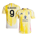 Player Version VLAHOVIĆ #9 Juventus Away Football Shirt 2024/25 - Save The Children Sponsor