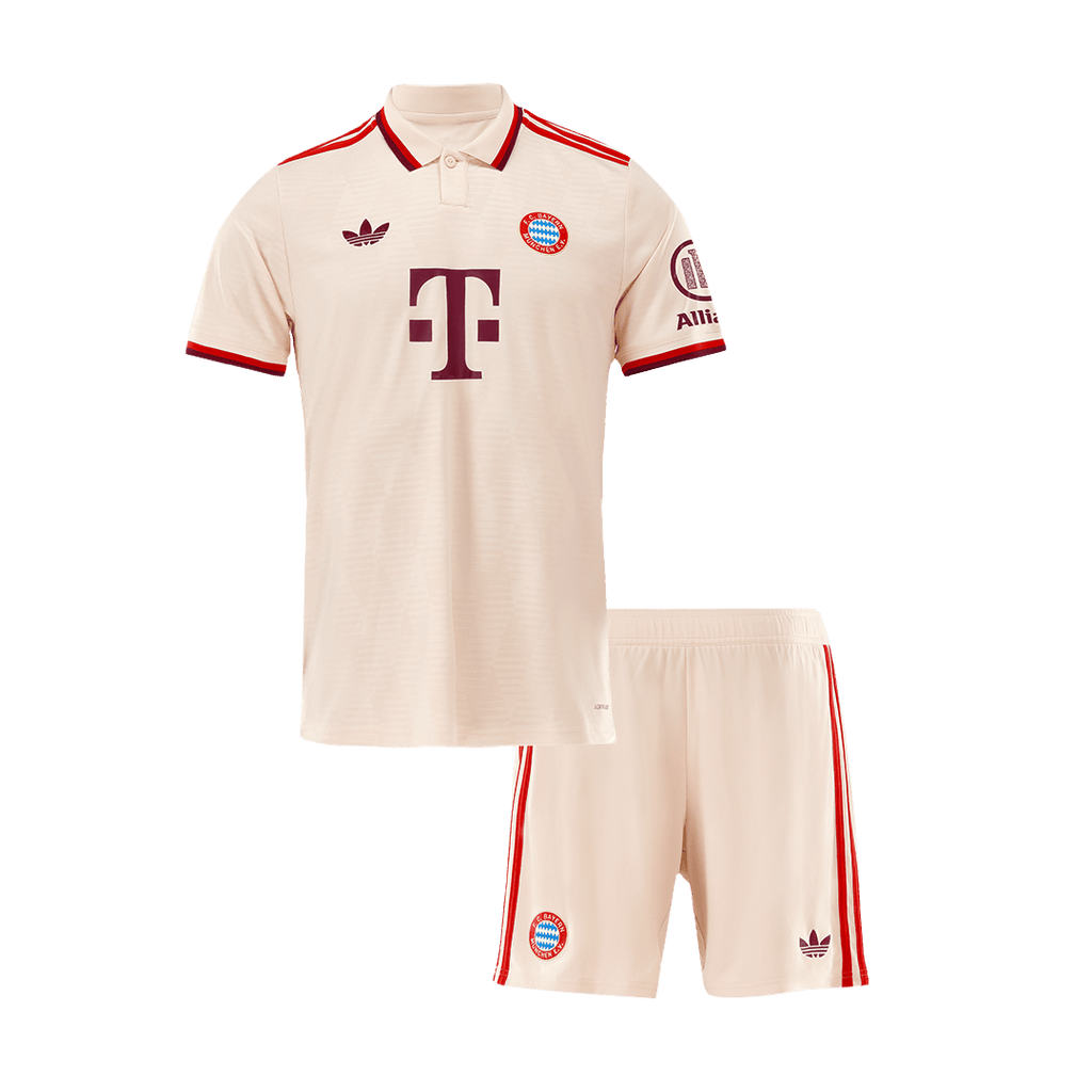 Kid's Bayern Munich Third Away Football Shirt Kit(Jersey+Shorts) 2024/25 - UCL
