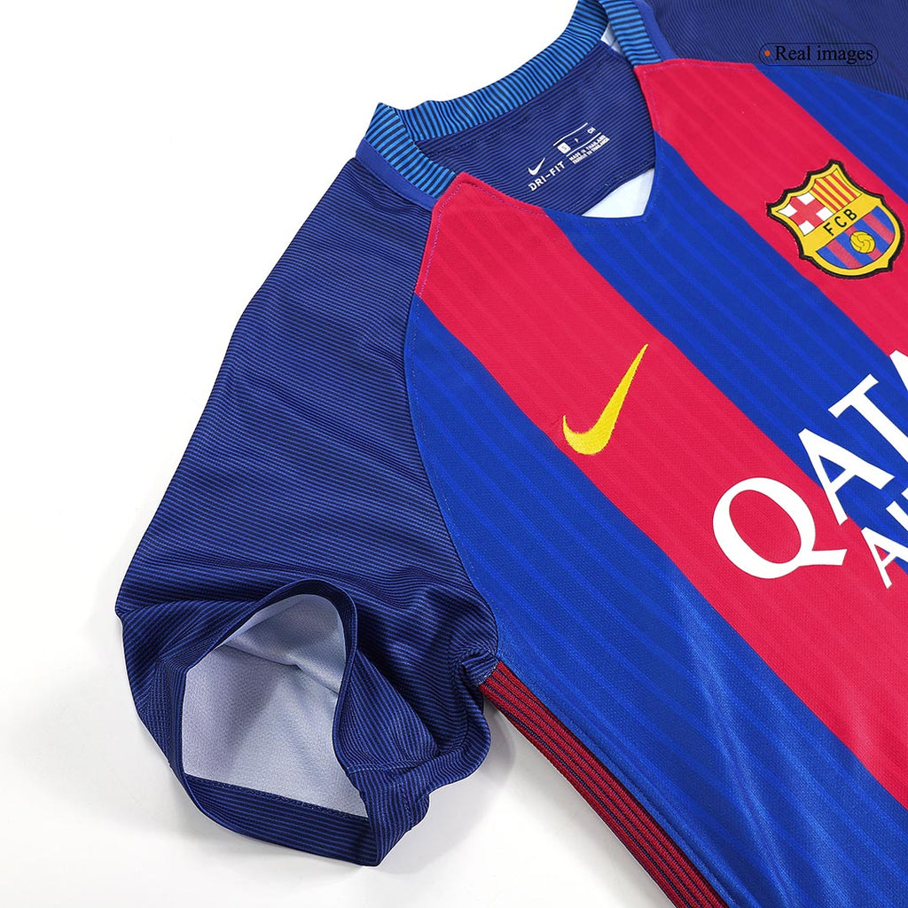 Retro 2016/17 Barcelona Home Football Shirt