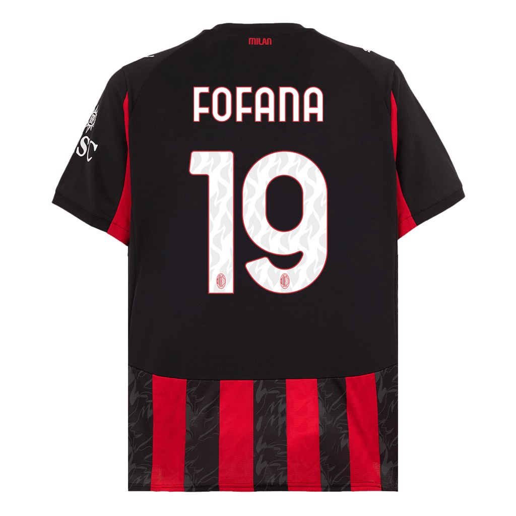 FOFANA #19 AC Milan Home Football Shirt 2025/26