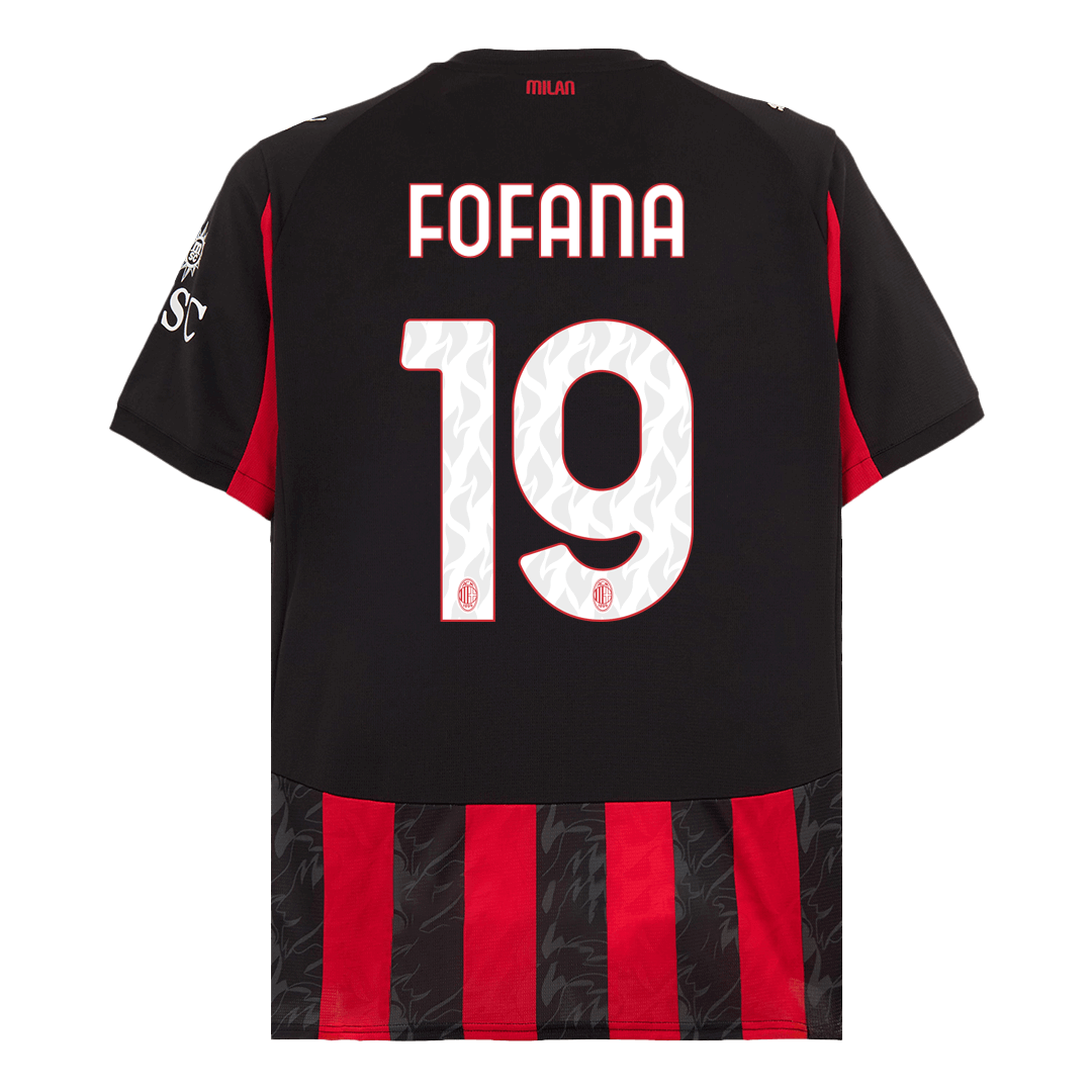 FOFANA #19 AC Milan Home Football Shirt 2025/26