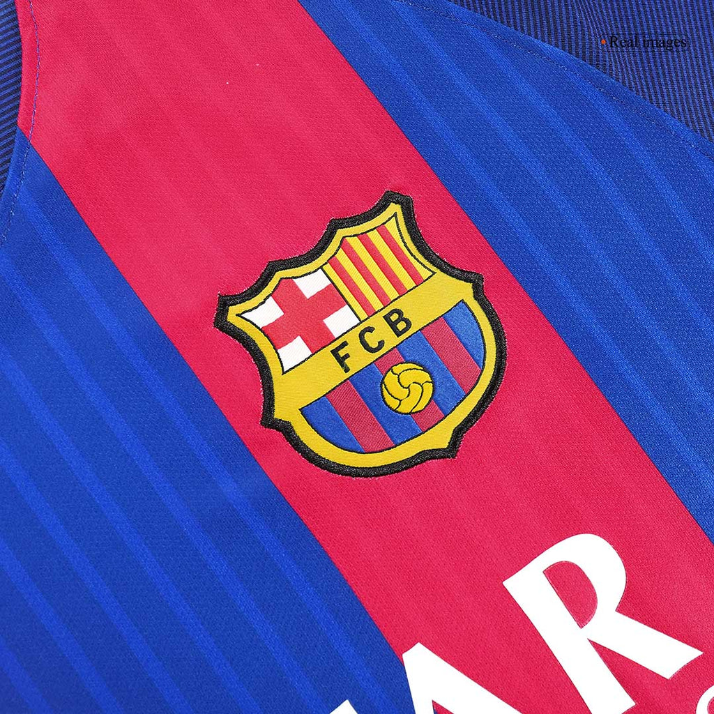 Retro 2016/17 Barcelona Home Football Shirt