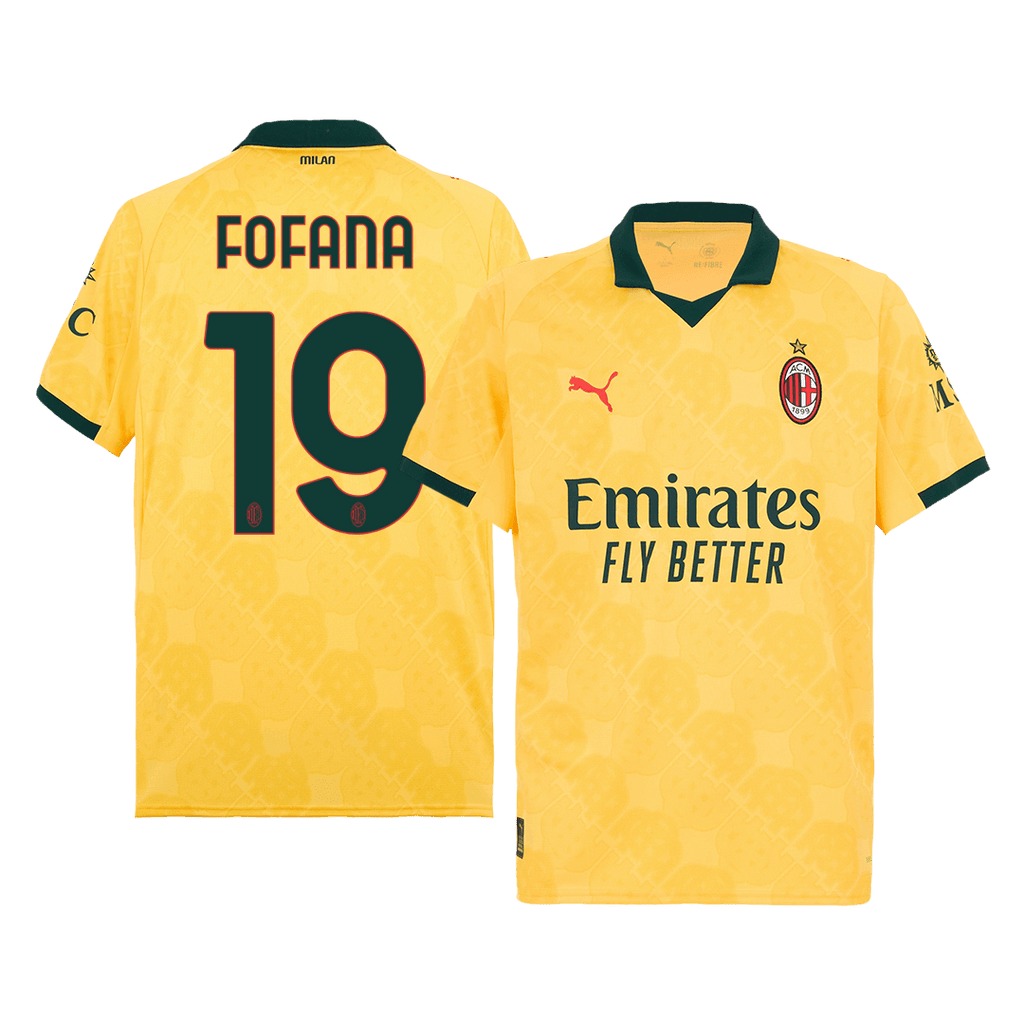 FOFANA #19 AC Milan Third Away Football Shirt 2025/26