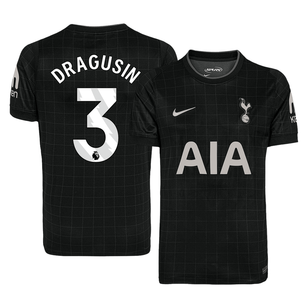DRAGUSIN #3 Tottenham Hotspur Away Football Shirt 2025/26