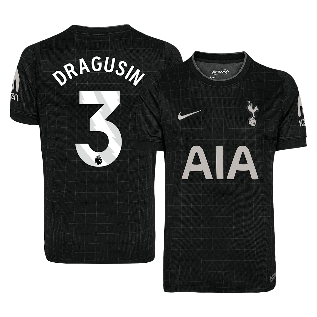 DRAGUSIN #3 Tottenham Hotspur Away Football Shirt 2025/26