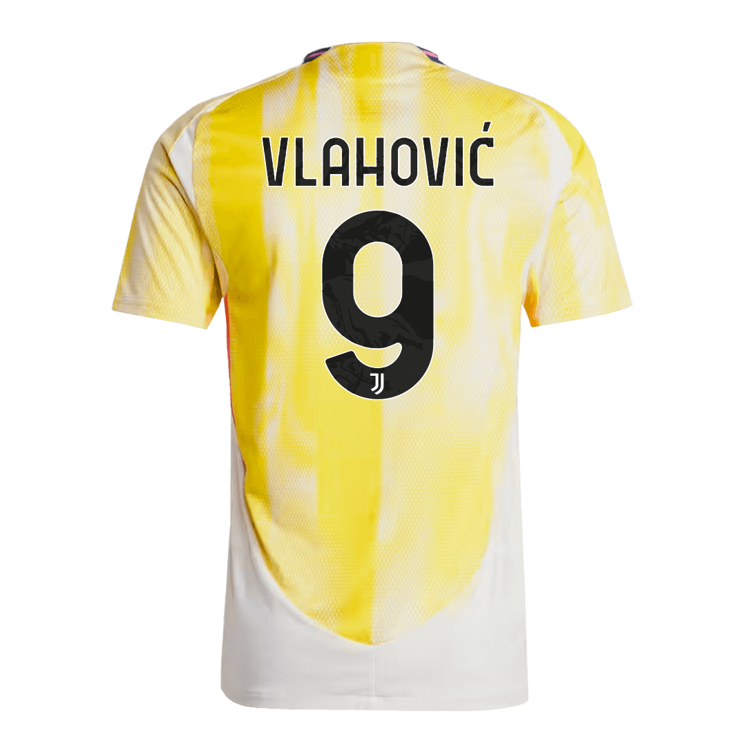 Player Version VLAHOVIĆ #9 Juventus Away Football Shirt 2024/25 - Save The Children Sponsor