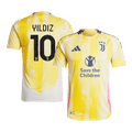 Player Version YILDIZ #10 Juventus Away Football Shirt 2024/25 - Save The Children Sponsor