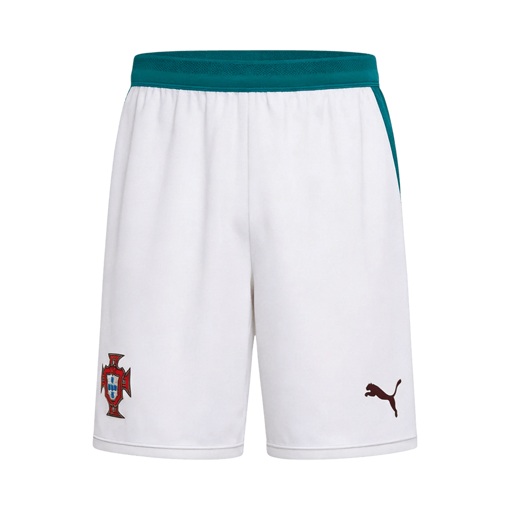 Portugal Away Soccer Shorts World Cup 2026 White