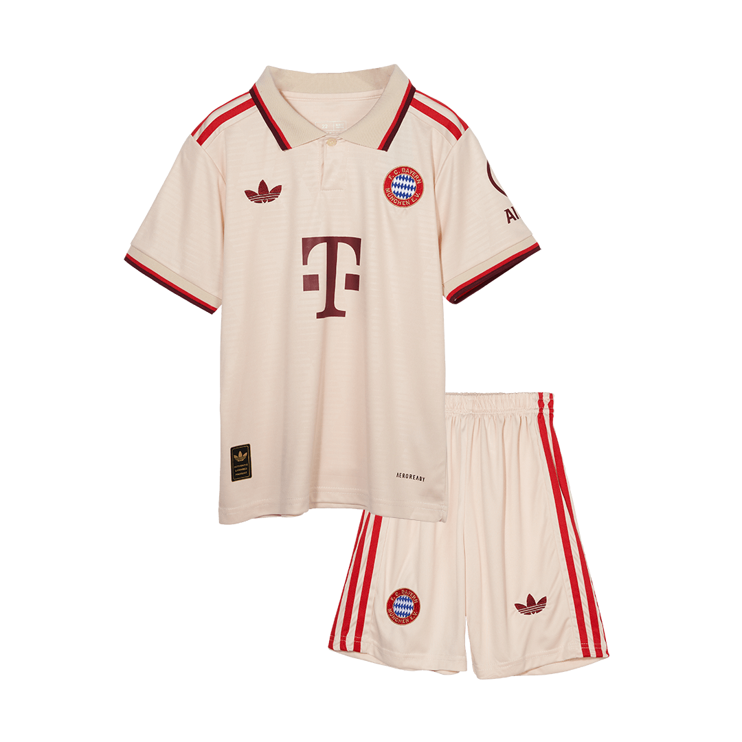 Kid's Bayern Munich Third Away Football Shirt Kit(Jersey+Shorts) 2024/25 - UCL