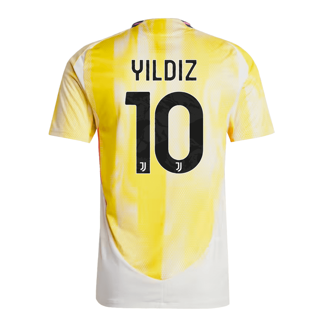 Player Version YILDIZ #10 Juventus Away Football Shirt 2024/25 - Save The Children Sponsor
