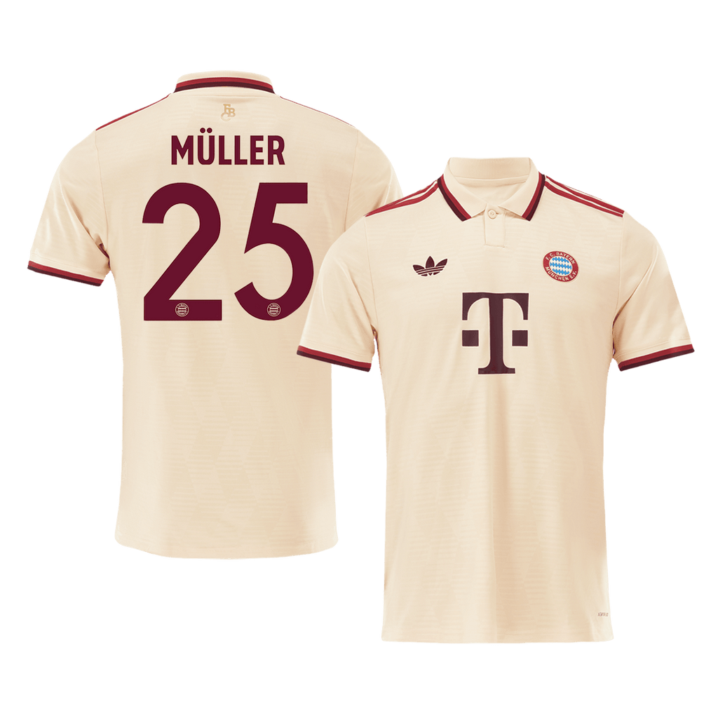 MÜLLER  #25 Bayern Munich Third Away Football Shirt 2024/25