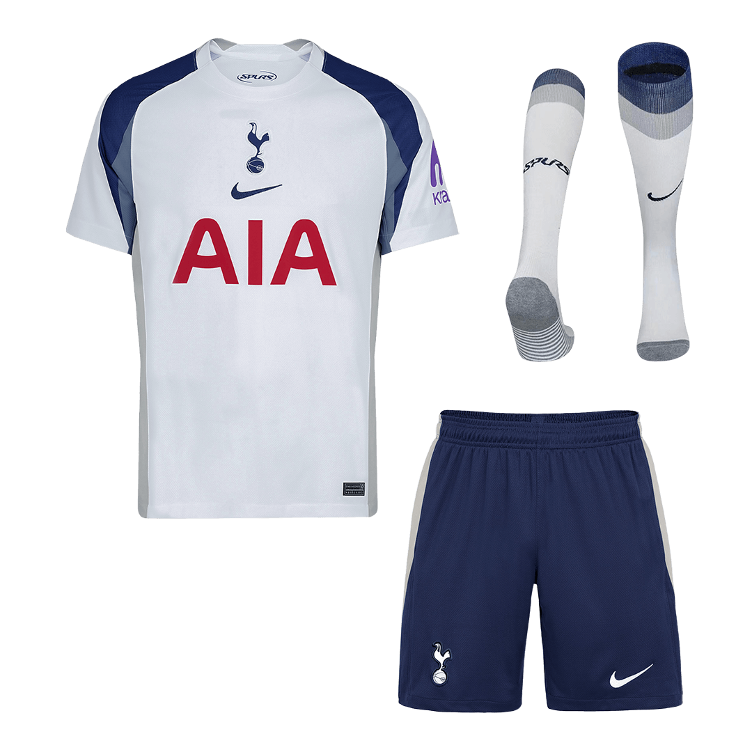 Tottenham Hotspur Home Football Shirt Kit(Jersey+Shorts+Socks) 2025/26