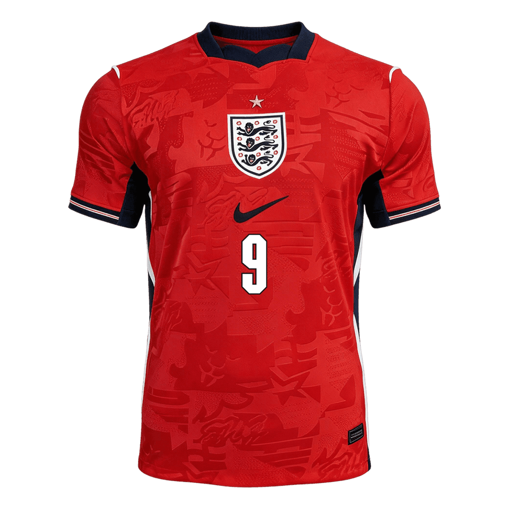 KANE #9 England Away Soccer Jersey World Cup 2026 Red