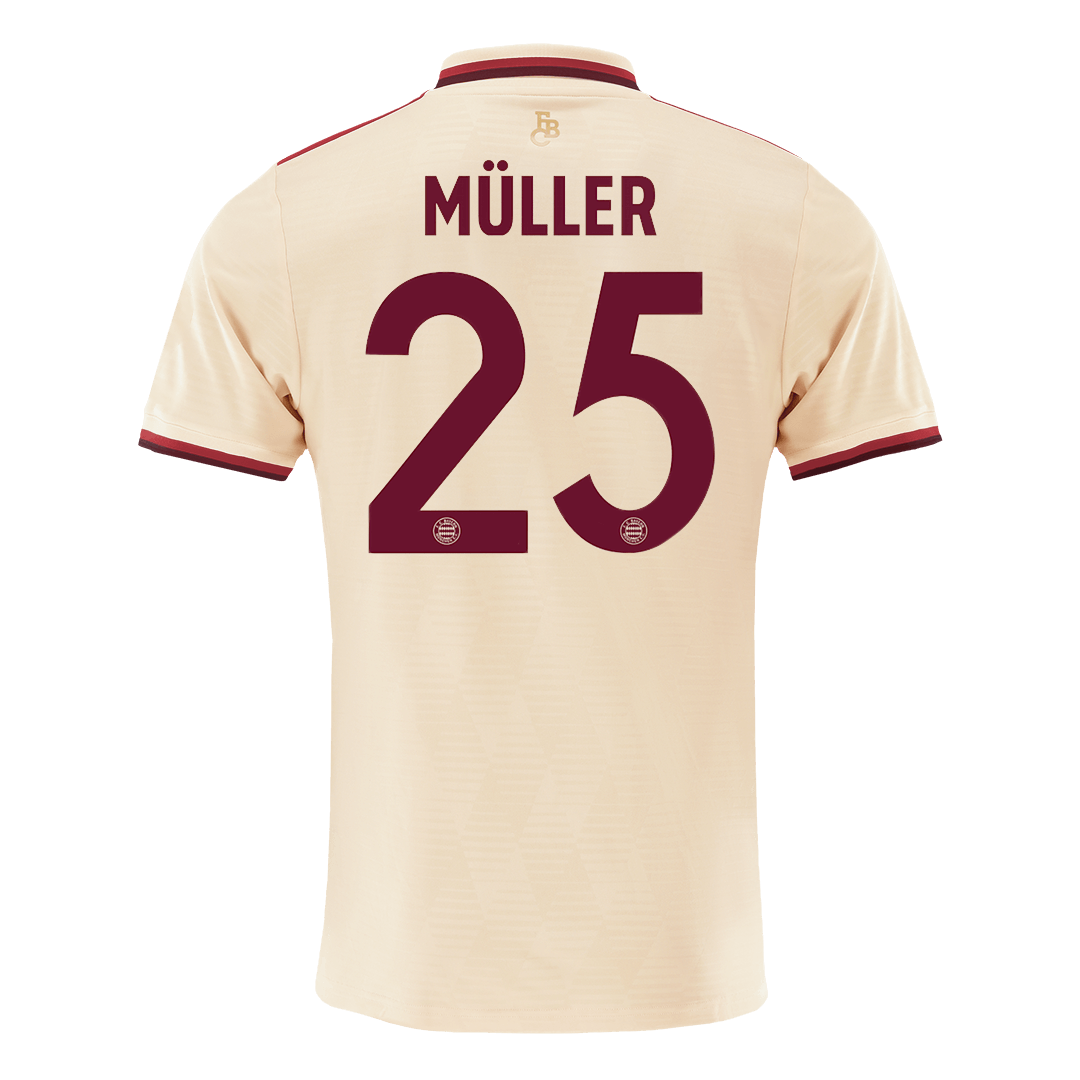 MÜLLER  #25 Bayern Munich Third Away Football Shirt 2024/25