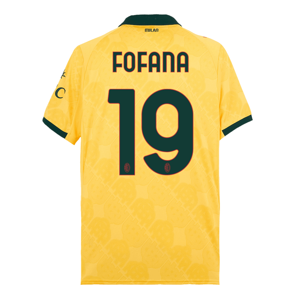 FOFANA #19 AC Milan Third Away Football Shirt 2025/26