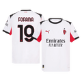 Player Version FOFANA #19 AC Milan Away Football Shirt 2025/26