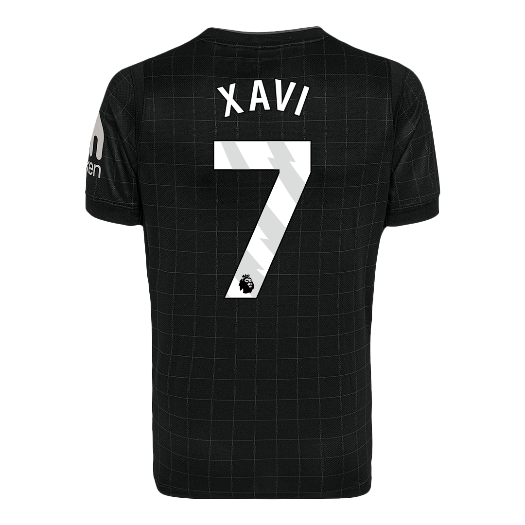 XAVI #7 Tottenham Hotspur Away Football Shirt 2025/26 Black