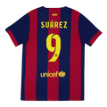 Retro SUÁREZ  #9 2014/15 Barcelona Home Football Shirt