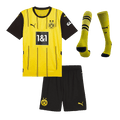 Kid's Borussia Dortmund Home Football Shirt Kit(Jersey+Shorts+Socks)