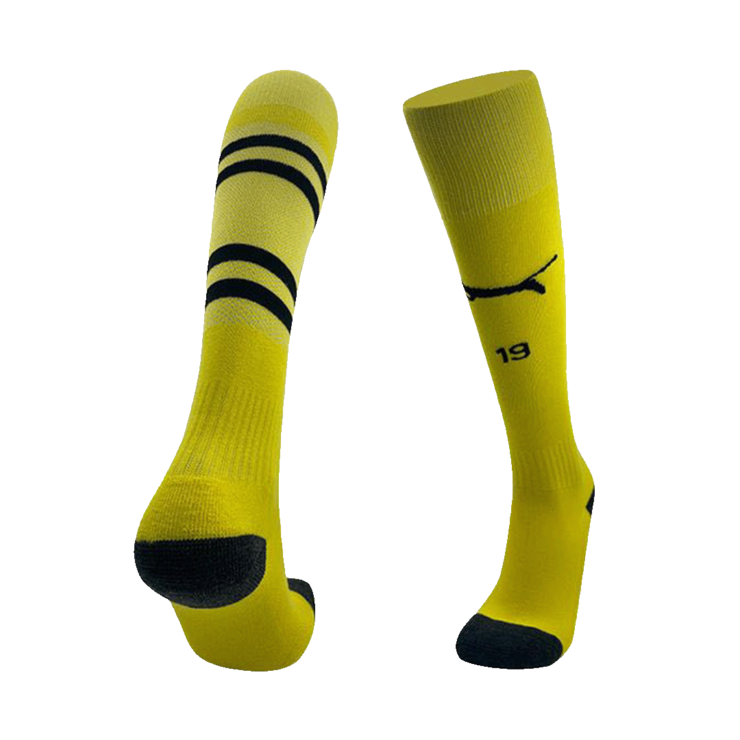 Kid's Borussia Dortmund Home Football Shirt Kit(Jersey+Shorts+Socks)