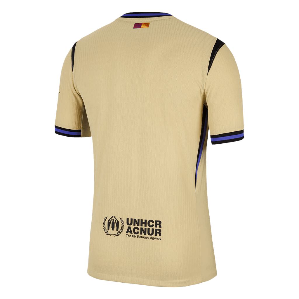 Player Version Barcelona Away Football Shirt 2025/26 Yellow
