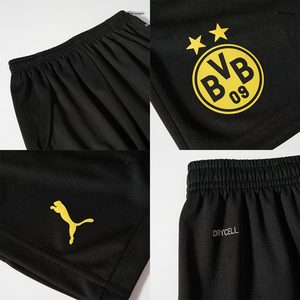 Kid's Borussia Dortmund Home Football Shirt Kit(Jersey+Shorts+Socks)
