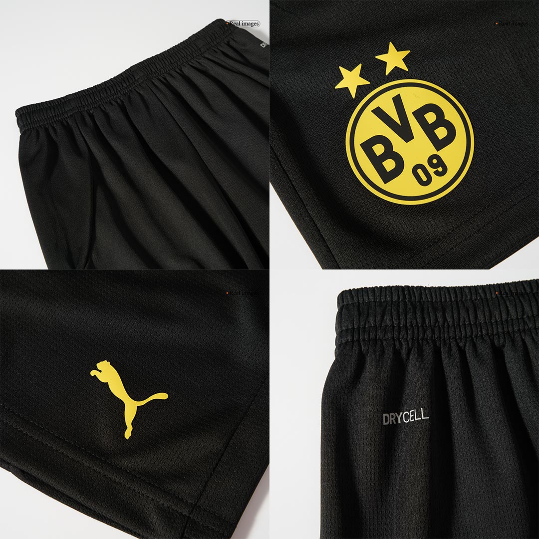 Kid's Borussia Dortmund Home Football Shirt Kit(Jersey+Shorts+Socks)