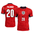 PALMER #20 England Away Soccer Jersey World Cup 2026 Red