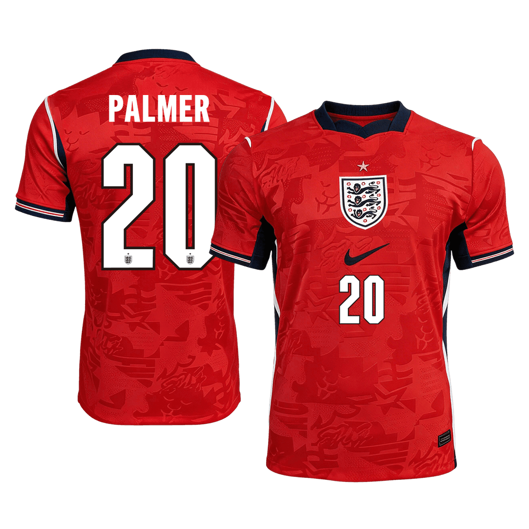 PALMER #20 England Away Soccer Jersey World Cup 2026 Red