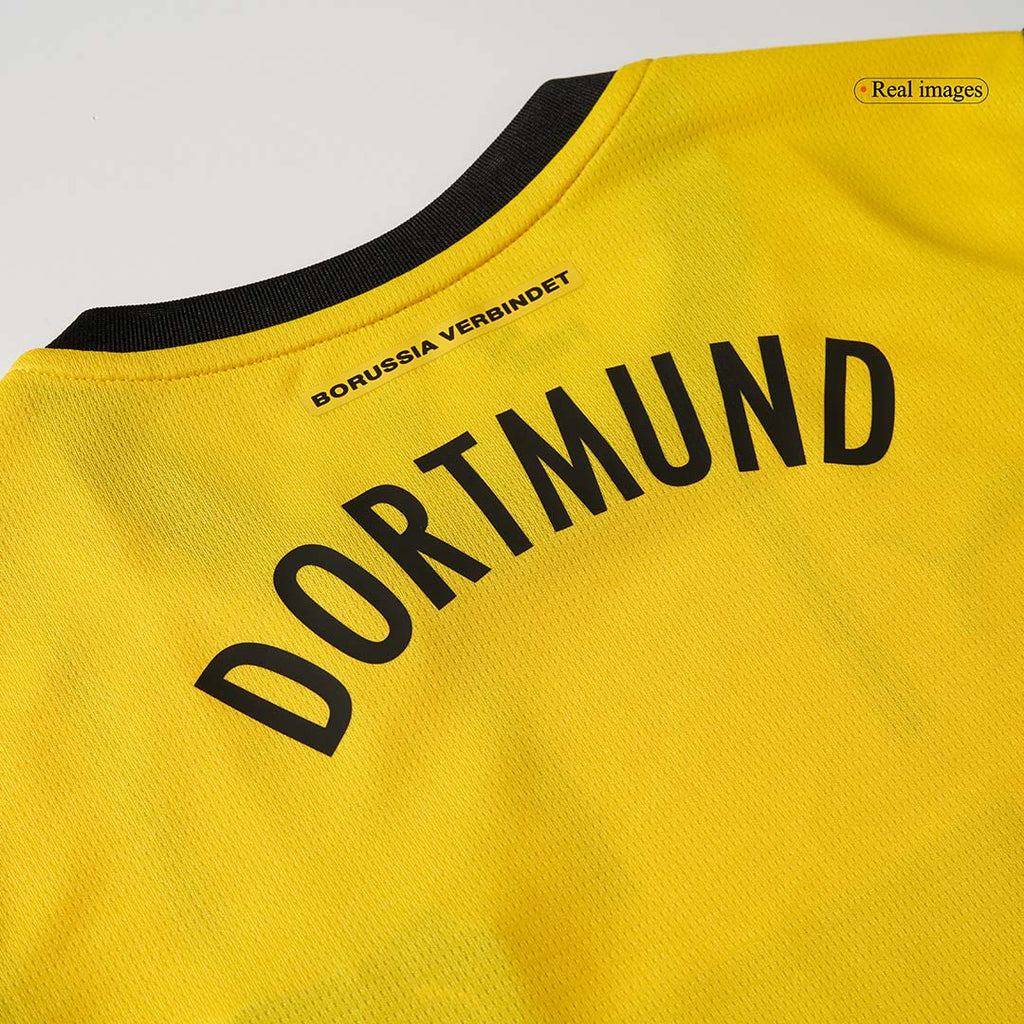 Kid's Borussia Dortmund Home Football Shirt Kit(Jersey+Shorts+Socks)