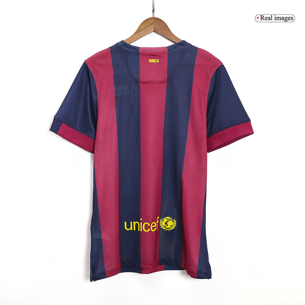 Retro SUÁREZ  #9 2014/15 Barcelona Home Football Shirt