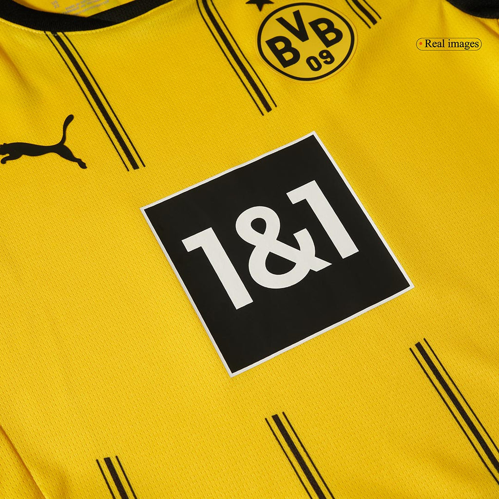 Kid's Borussia Dortmund Home Football Shirt Kit(Jersey+Shorts+Socks)