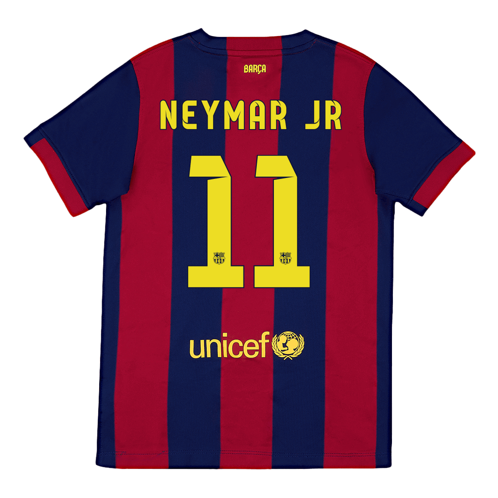 Retro NEYMAR JR #11 2014/15 Barcelona Home Football Shirt