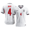 Player Version RICE #4 England Home Soccer Jersey 2026