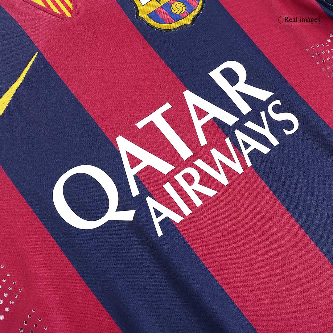 Retro NEYMAR JR #11 2014/15 Barcelona Home Football Shirt