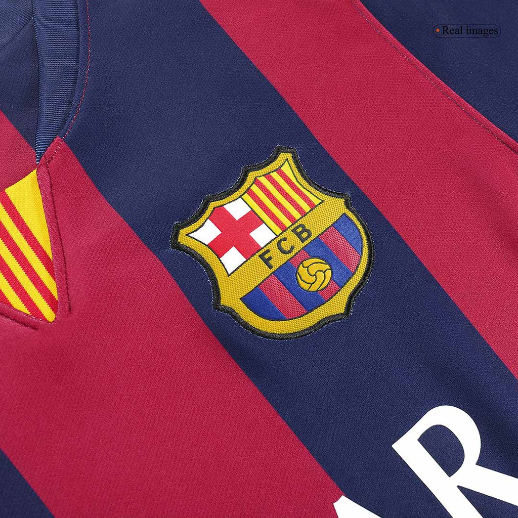 Retro NEYMAR JR #11 2014/15 Barcelona Home Football Shirt