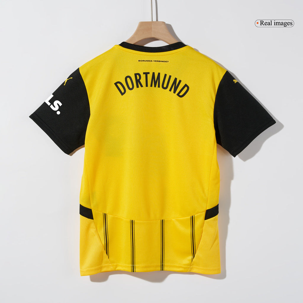 Kid's Borussia Dortmund Home Football Shirt Kit(Jersey+Shorts+Socks)
