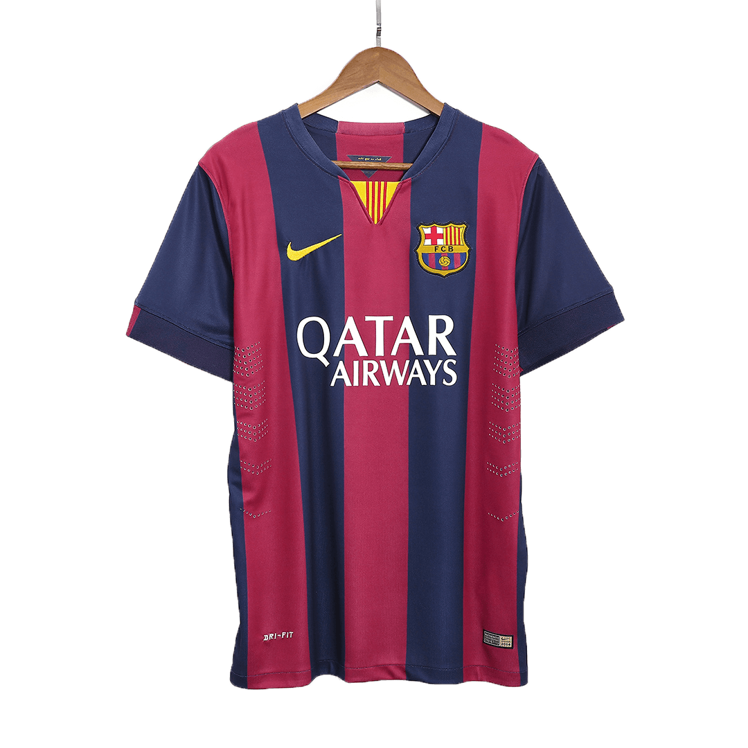 Retro NEYMAR JR #11 2014/15 Barcelona Home Football Shirt