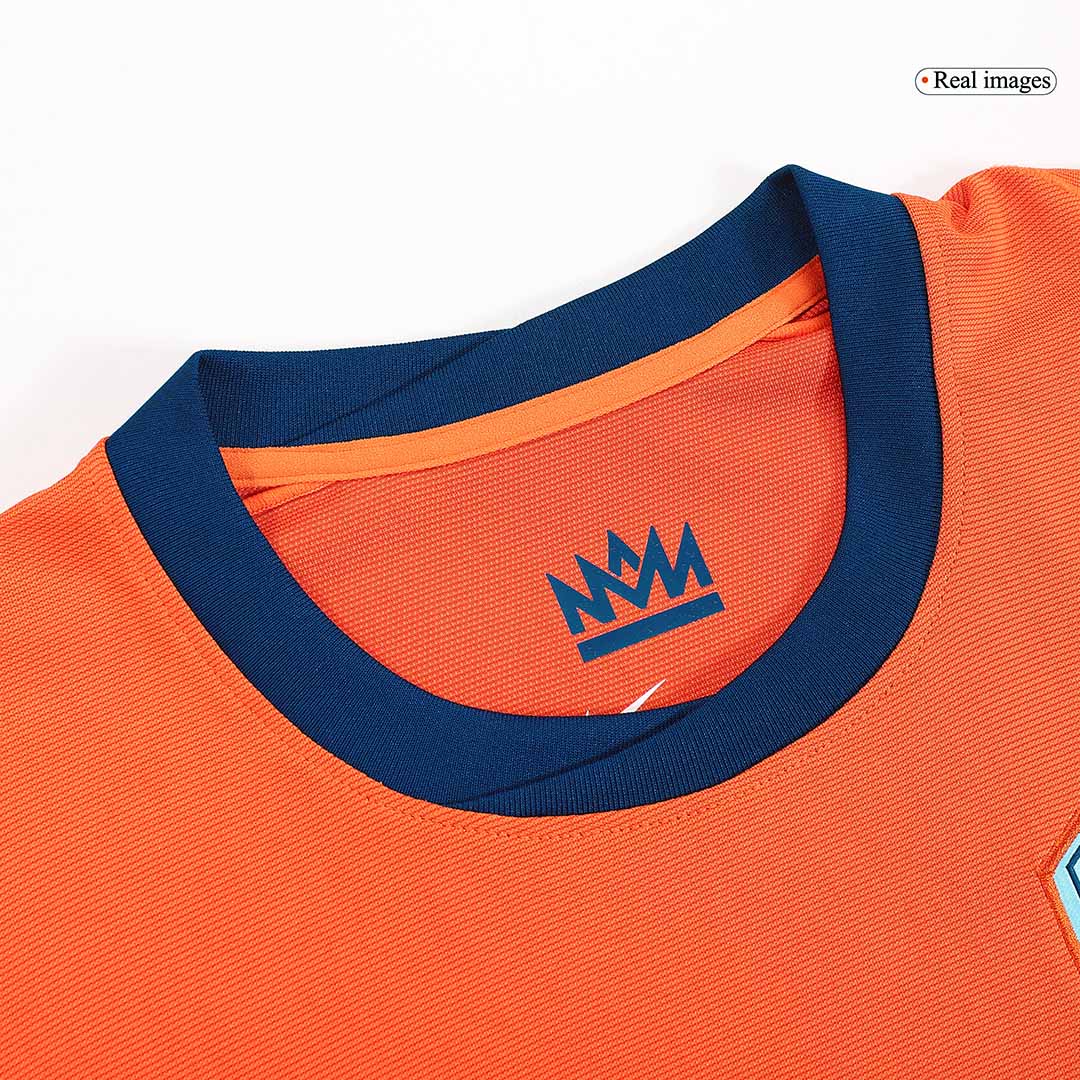 VIRGIL #4 Netherlands Home Football Shirt Euro 2024