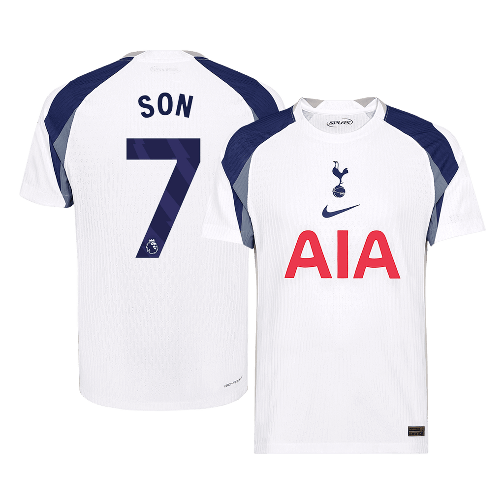 Player Version SON #7 Tottenham Hotspur Home Football Shirt 2025/26 White