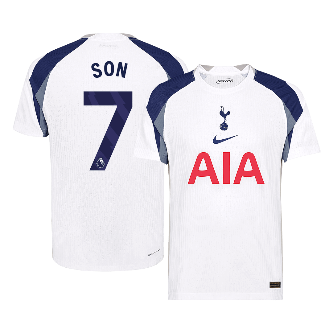 Player Version SON #7 Tottenham Hotspur Home Football Shirt 2025/26 White