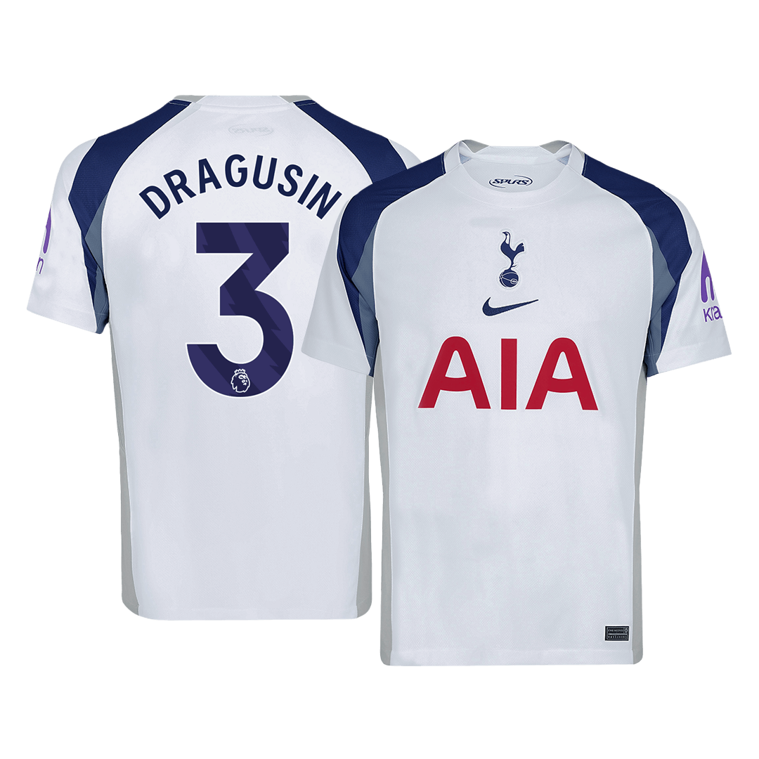 DRAGUSIN #3 Tottenham Hotspur Home Football Shirt 2025/26