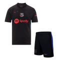 Barcelona Away Football Shirt Kit(Jersey+Shorts) 2024/25