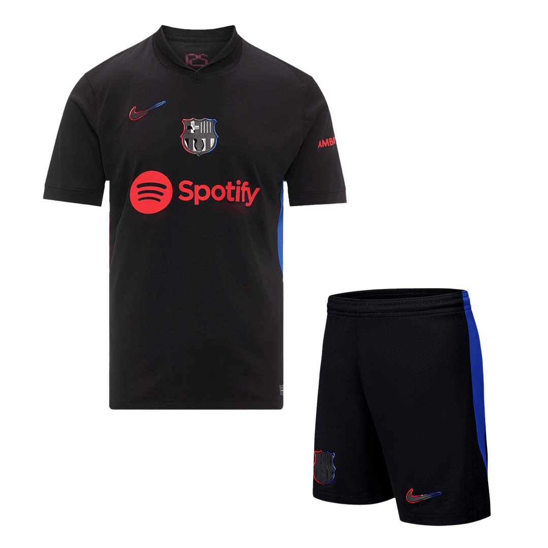 Barcelona Away Football Shirt Kit(Jersey+Shorts) 2024/25