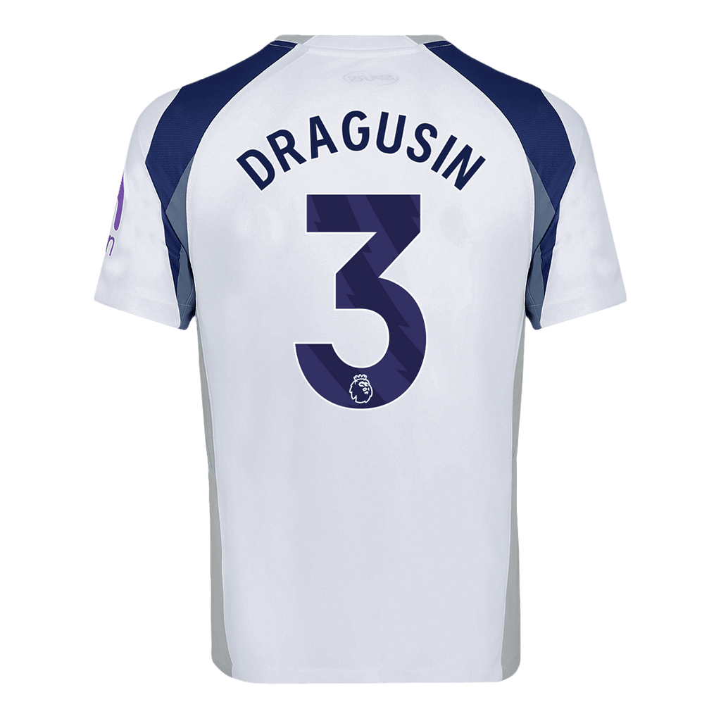 DRAGUSIN #3 Tottenham Hotspur Home Football Shirt 2025/26