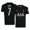 XAVI #7 Tottenham Hotspur Away Football Shirt 2025/26 Black - UCL