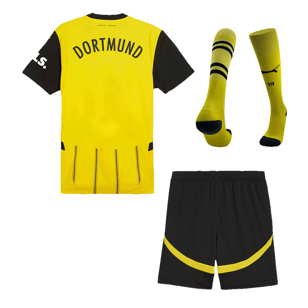 Borussia Dortmund Home Football Shirt Kit(Jersey+Shorts+Socks)