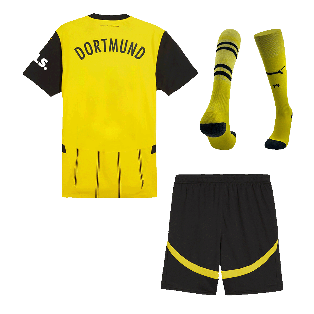 Borussia Dortmund Home Football Shirt Kit(Jersey+Shorts+Socks)